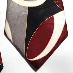 Men's Manhattan Vintage Geometric Necktie Tie 55"